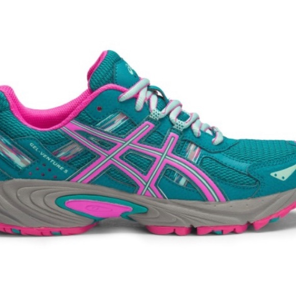 NWOT Asics Gel Venture 5 Trail Running Shoes Ocean Depth - Picture 8 of 9